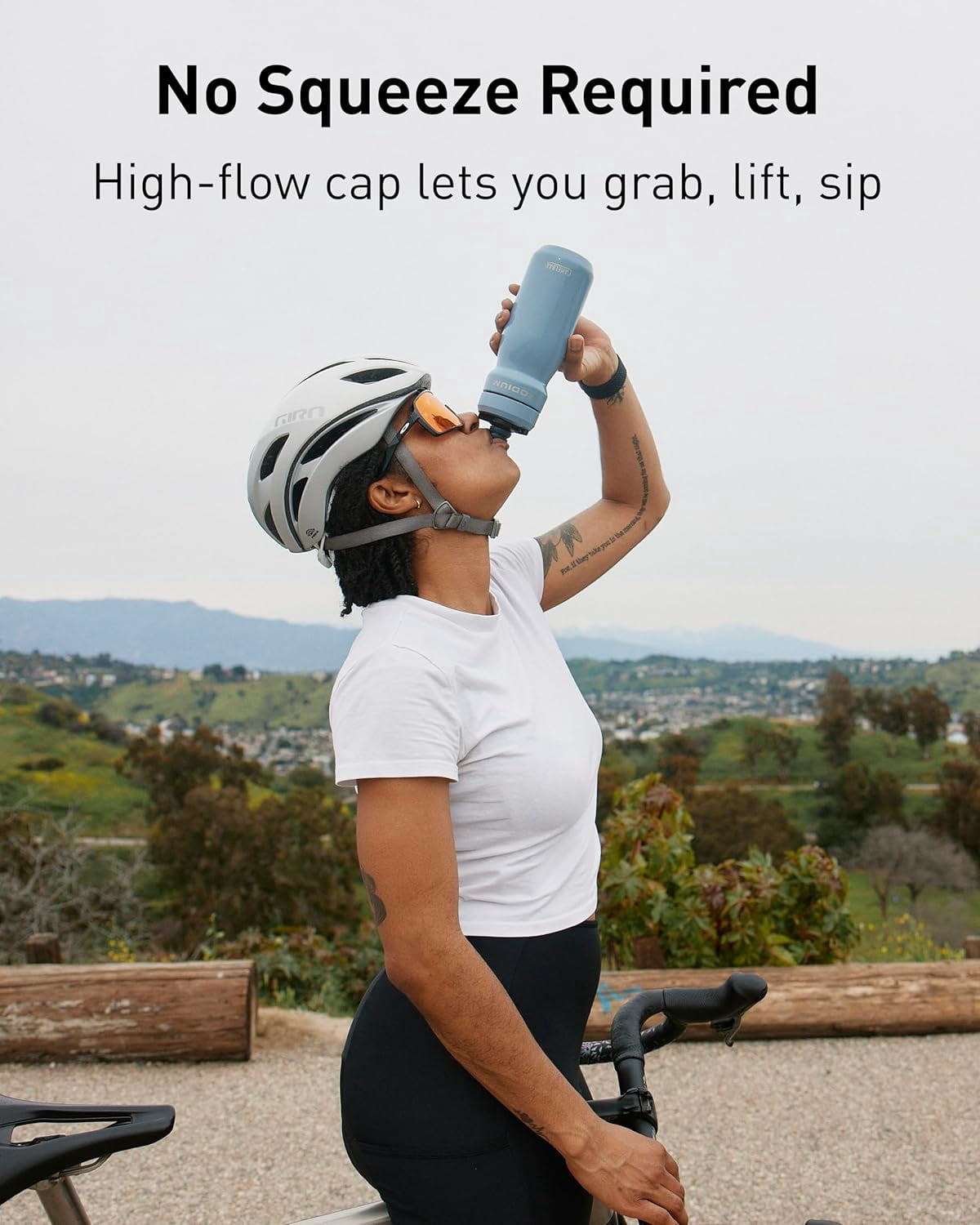 CamelBak Podium 22oz Insulated Stainless Steel Bike Water Bottle, Pacific - 93JC