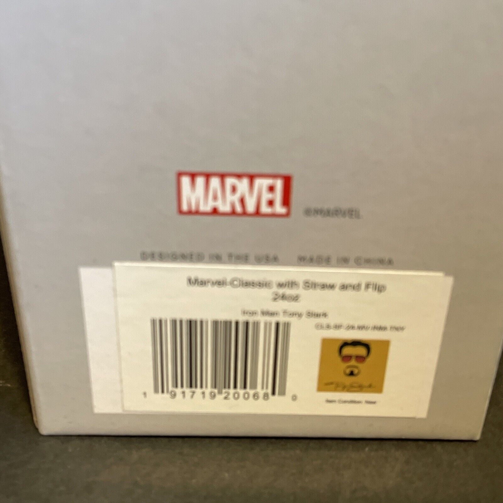 Simple Modern Insulated Iron Man Tony 24oz  Tumbler W/Flip Lid and Straw Lid - RA7J