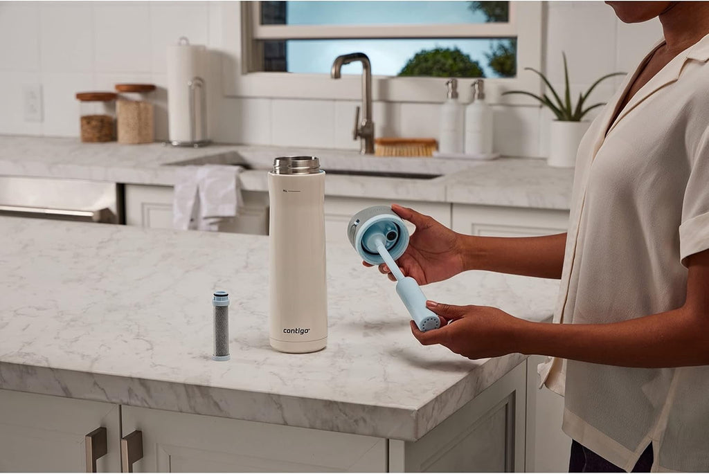 Contigo 24 oz. Wells Chill Stainless Steel Filter Water Bottle - Salt - WAZB