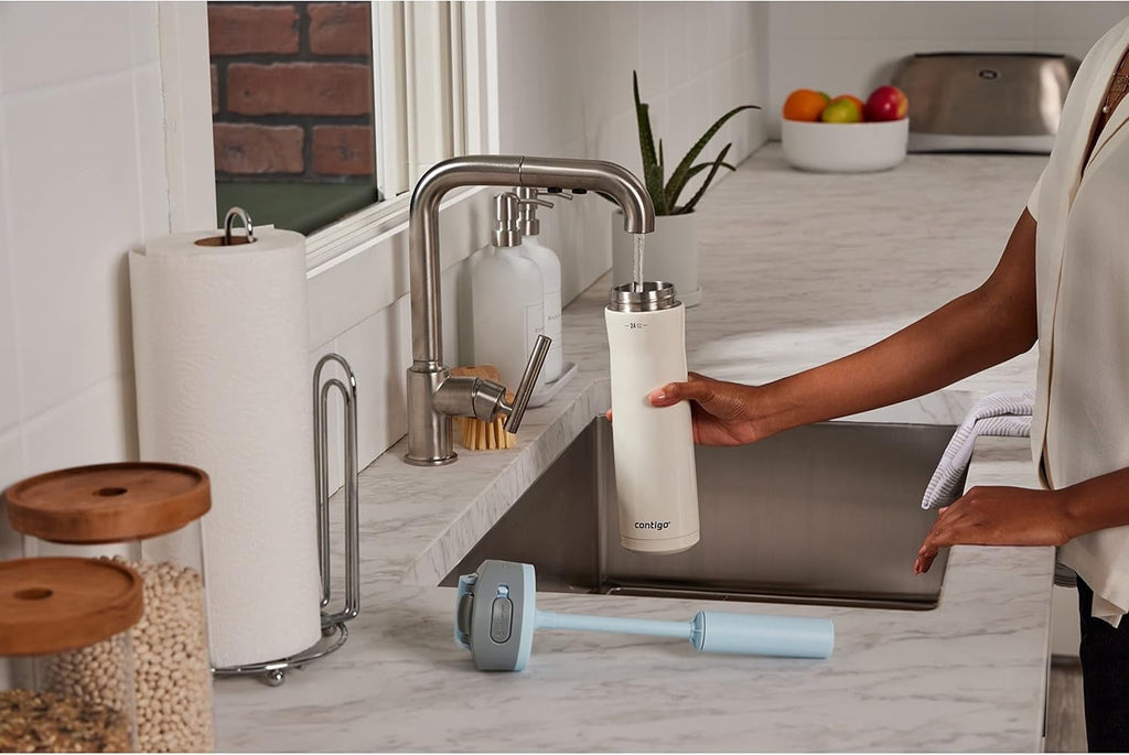 Contigo 24 oz. Wells Chill Stainless Steel Filter Water Bottle - Salt - WAZB