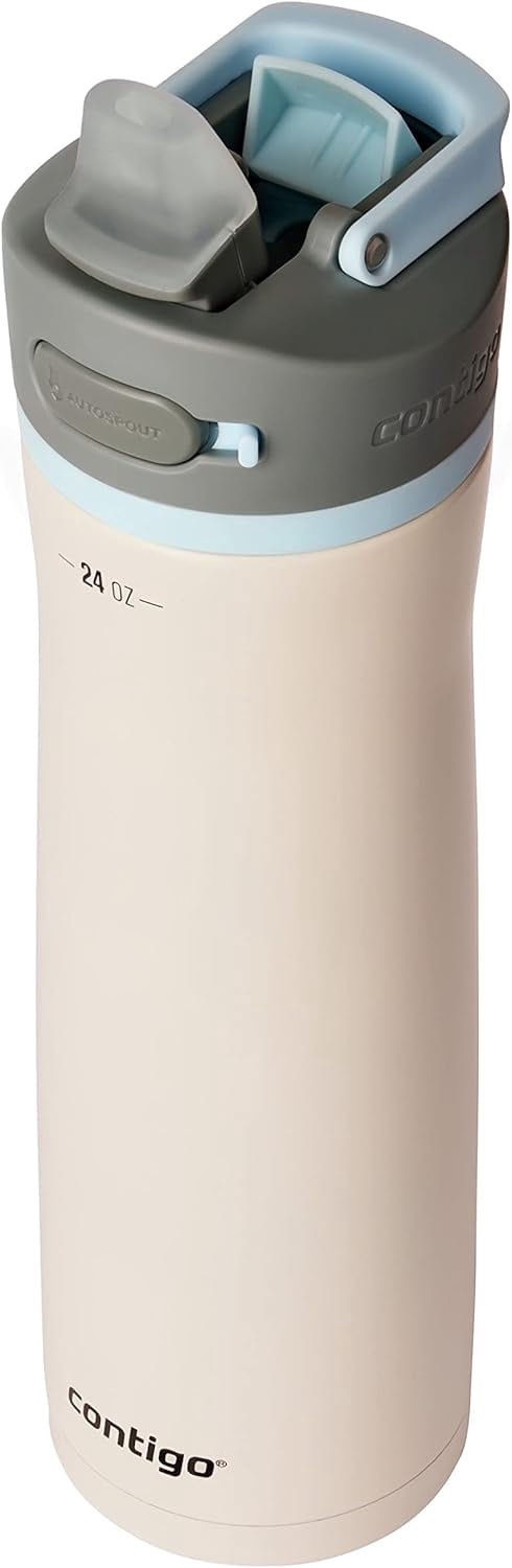 Contigo 24 oz. Wells Chill Stainless Steel Filter Water Bottle - Salt - WAZB