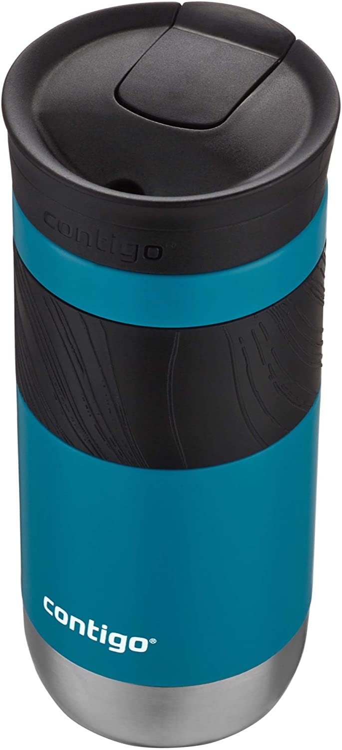 Contigo Byron 2.0 Stainless Steel Travel Mug with SNAPSEAL Lid and Grip, 20 oz, Sake &amp; Blue Corn, 2-Pack - GVNC