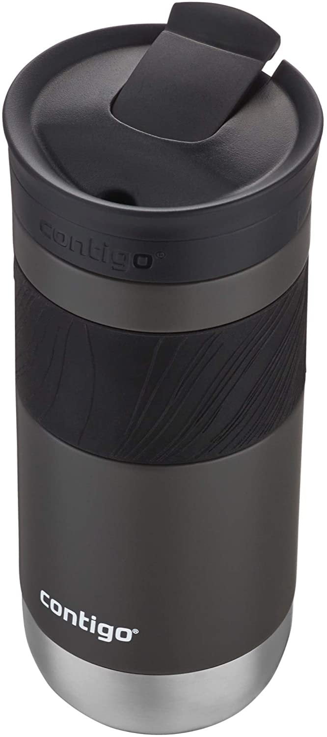 Contigo Byron 2.0 Stainless Steel Travel Mug with SNAPSEAL Lid and Grip, 20 oz, Sake &amp; Blue Corn, 2-Pack - GVNC