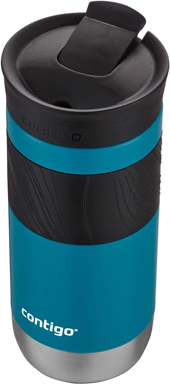Contigo Byron 2.0 Stainless Steel Travel Mug with SNAPSEAL Lid and Grip, 20 oz, Sake &amp; Blue Corn, 2-Pack - GVNC