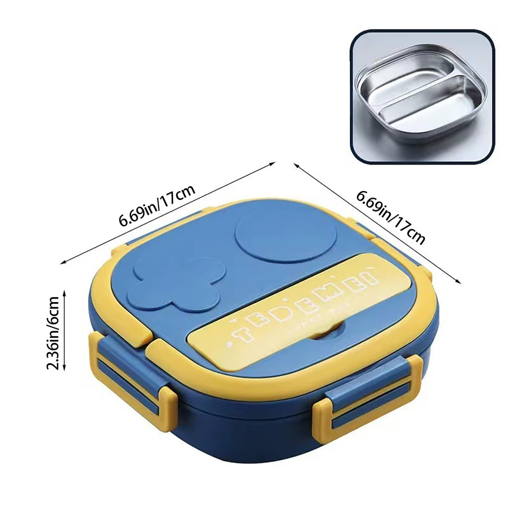 Clearance Items!Ymkly Kitchen Storage,Storage Box,Two Grid Stainless Steel Square Lunch Box ForTravel Office For Girls Boys Portable School Lunch Box Bento Thermal Food ,Contigo Coffee Travel Mug - XNFL
