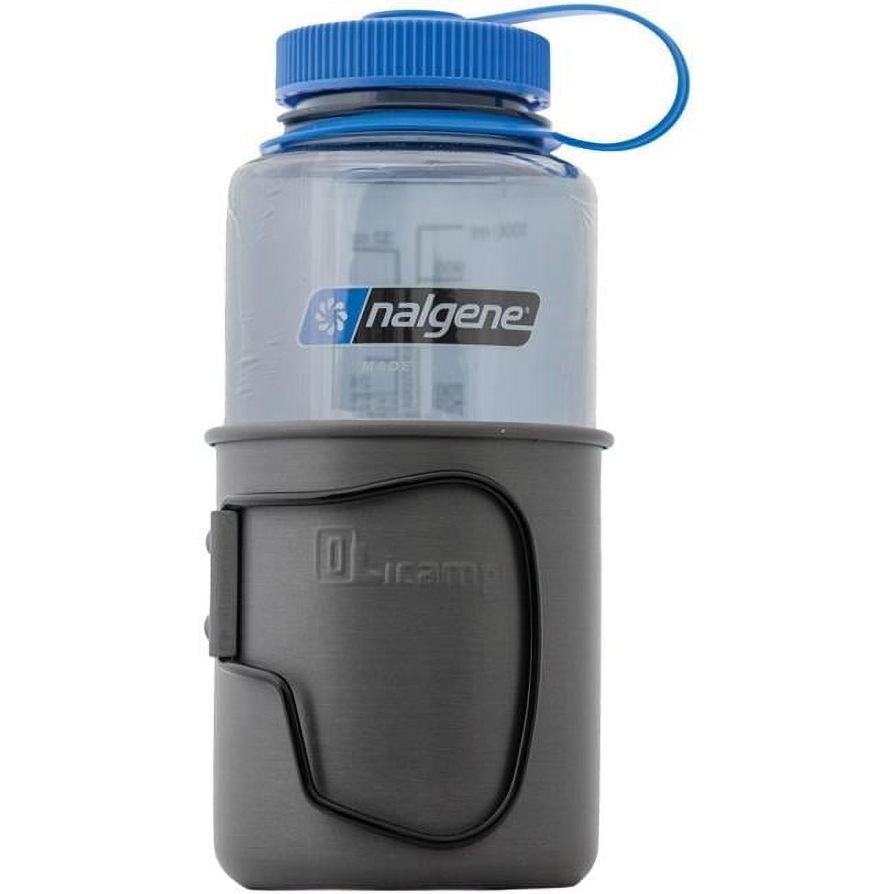 Olicamp 329077 Space Saver Mug with Black Handle, Nalgene Black - HBN2