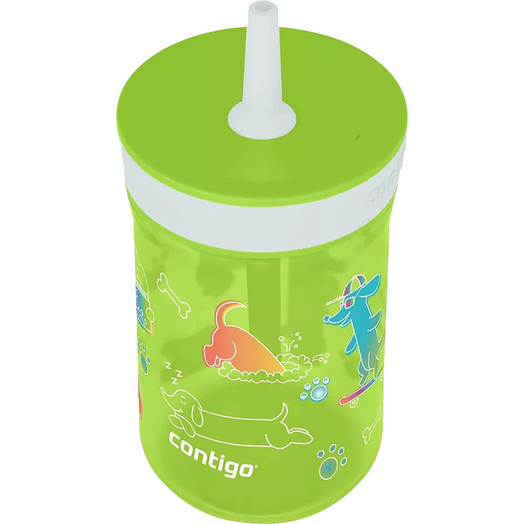 Contigo Kid's 14 oz. Leighton Tumbler with Straw - Juniper/Blue Forest - QTKG