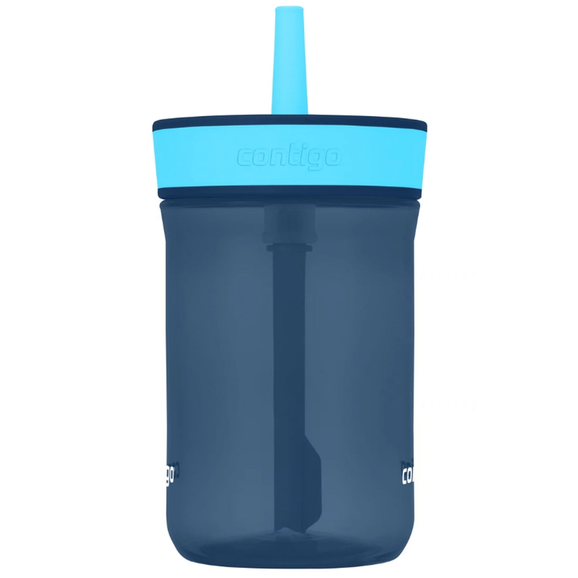 Contigo Kid's 14 oz. Leighton Tumbler with Straw - Juniper/Blue Forest - QTKG