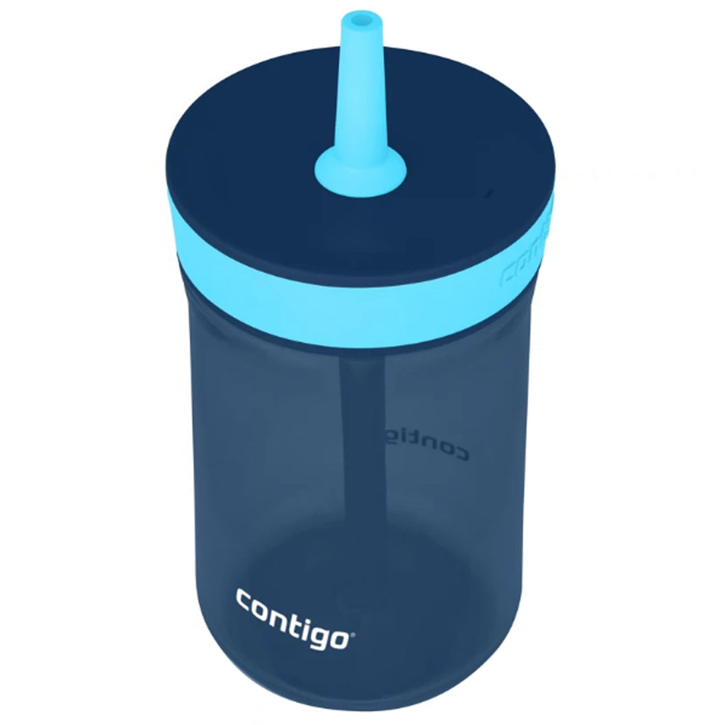 Contigo Kid's 14 oz. Leighton Tumbler with Straw - Juniper/Blue Forest - QTKG