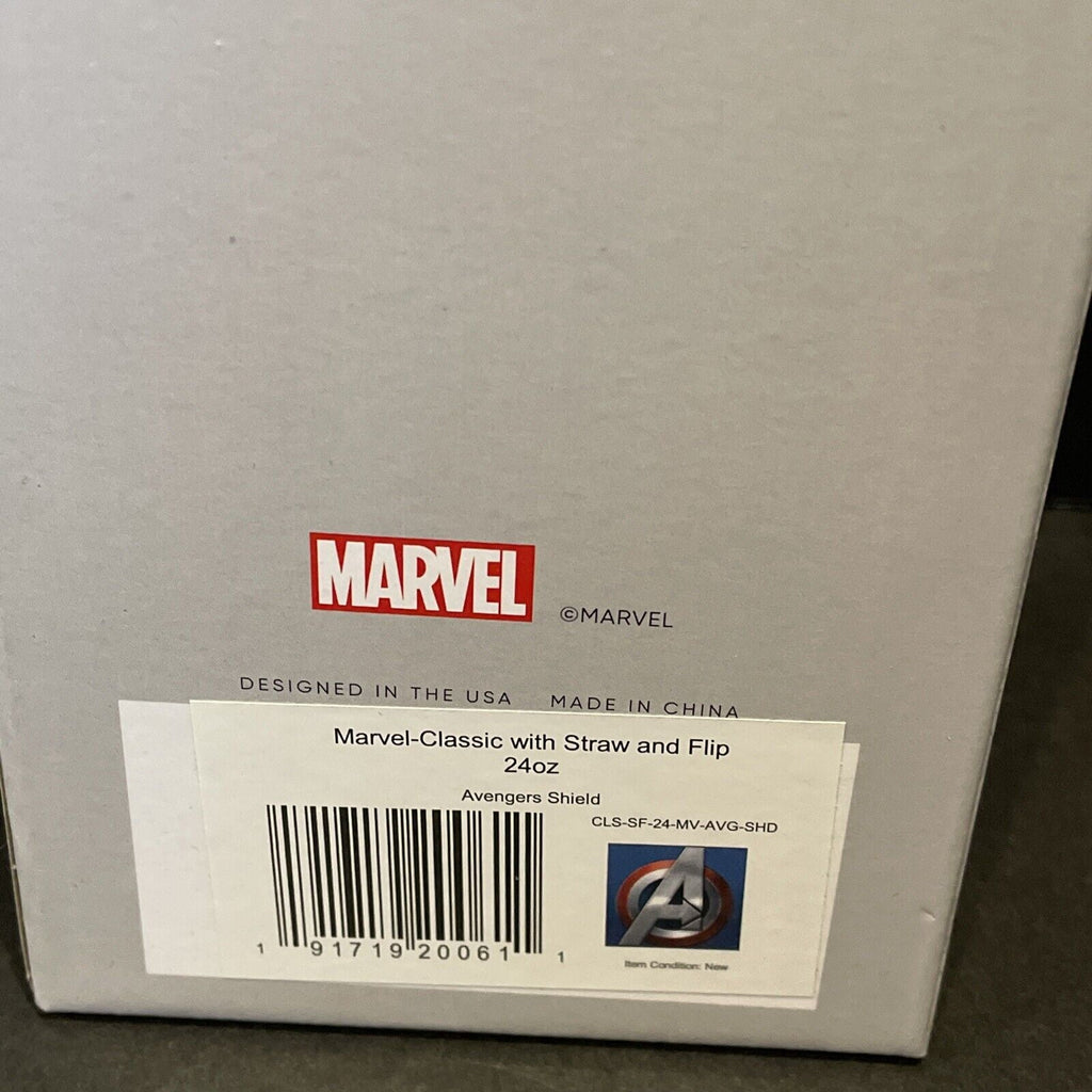 Simple Modern Insulated Avengers Shield 24oz  Tumbler W/Flip Lid and Straw Lid - BFUS