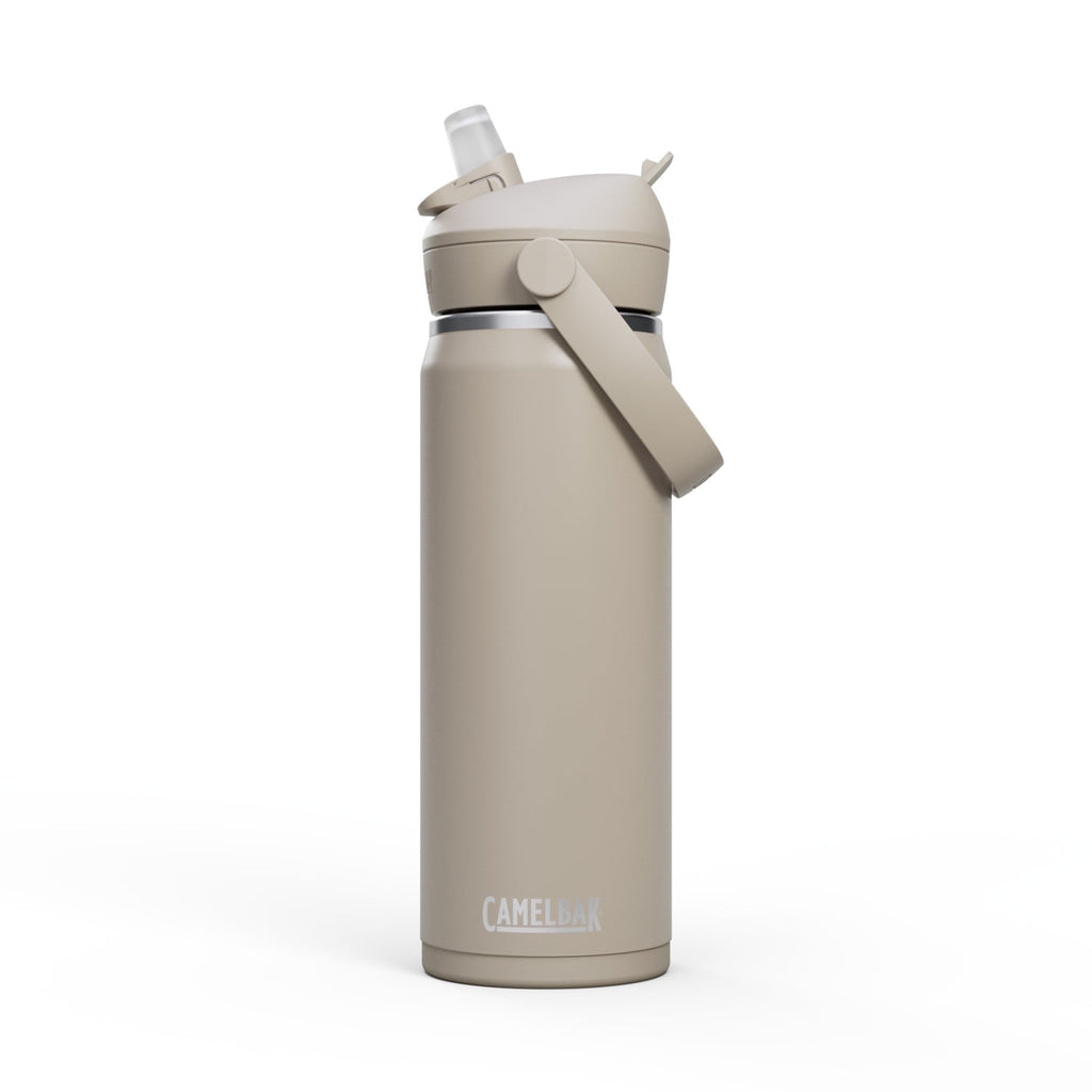 CamelBak Thrive™ Flip Straw Insulated Stainless Steel Water Bottle, 25 oz, Stone - LXEA