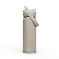 CamelBak Thrive™ Flip Straw Insulated Stainless Steel Water Bottle, 25 oz, Stone - LXEA