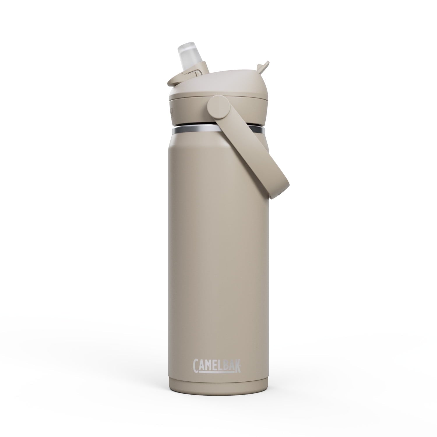 CamelBak Thrive™ Flip Straw Insulated Stainless Steel Water Bottle, 25 oz, Stone - LXEA