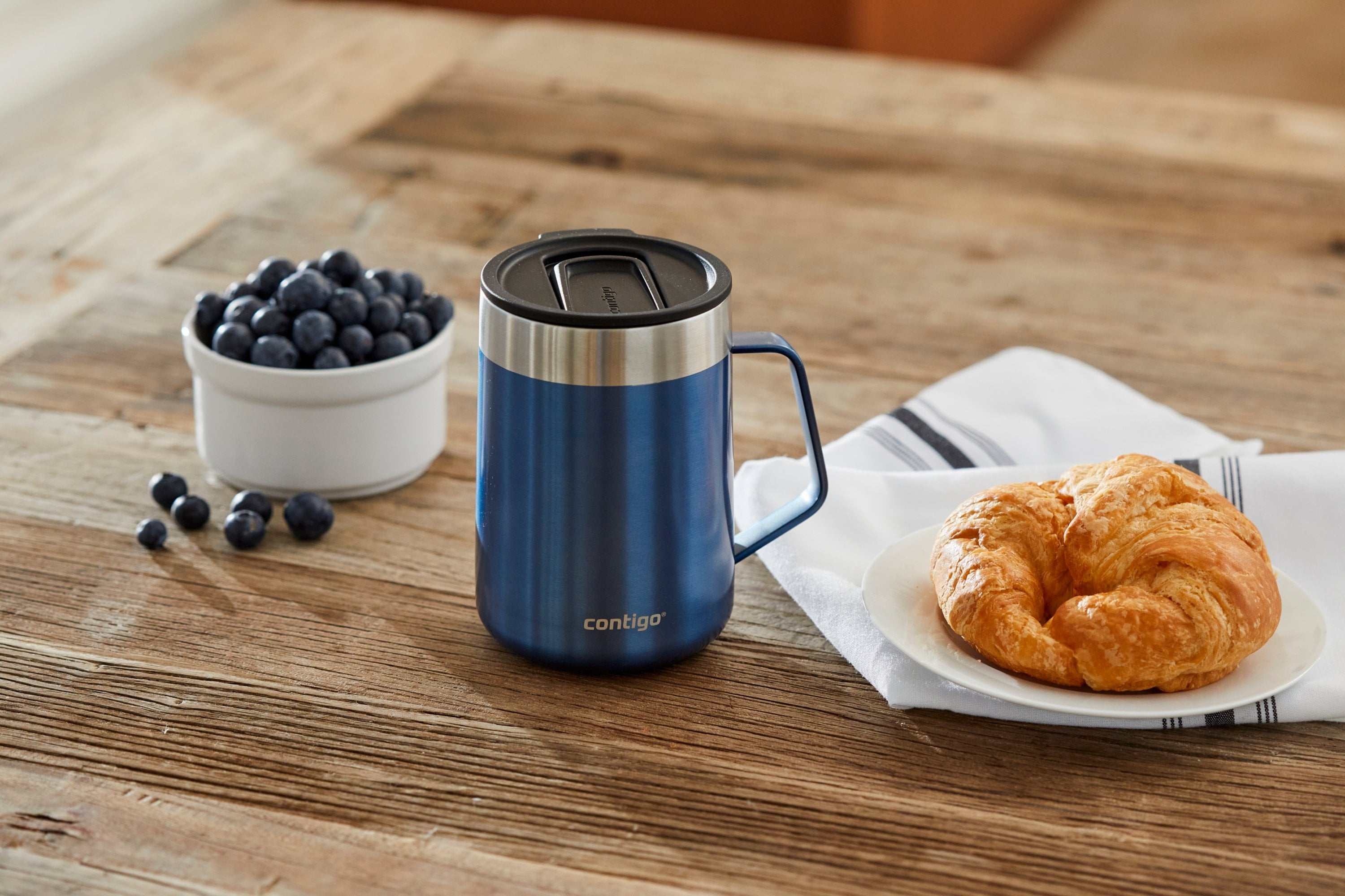 Contigo 14 oz. Streeterville Stainless Steel Mug - Blue Corn - LTEM
