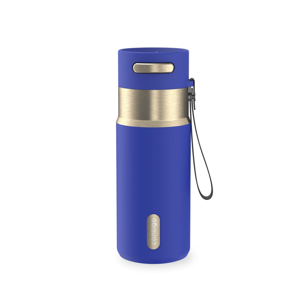 Contigo AutoSeal 16 oz Leakproof Water Bottle with Carrying Strap - 2YAK
