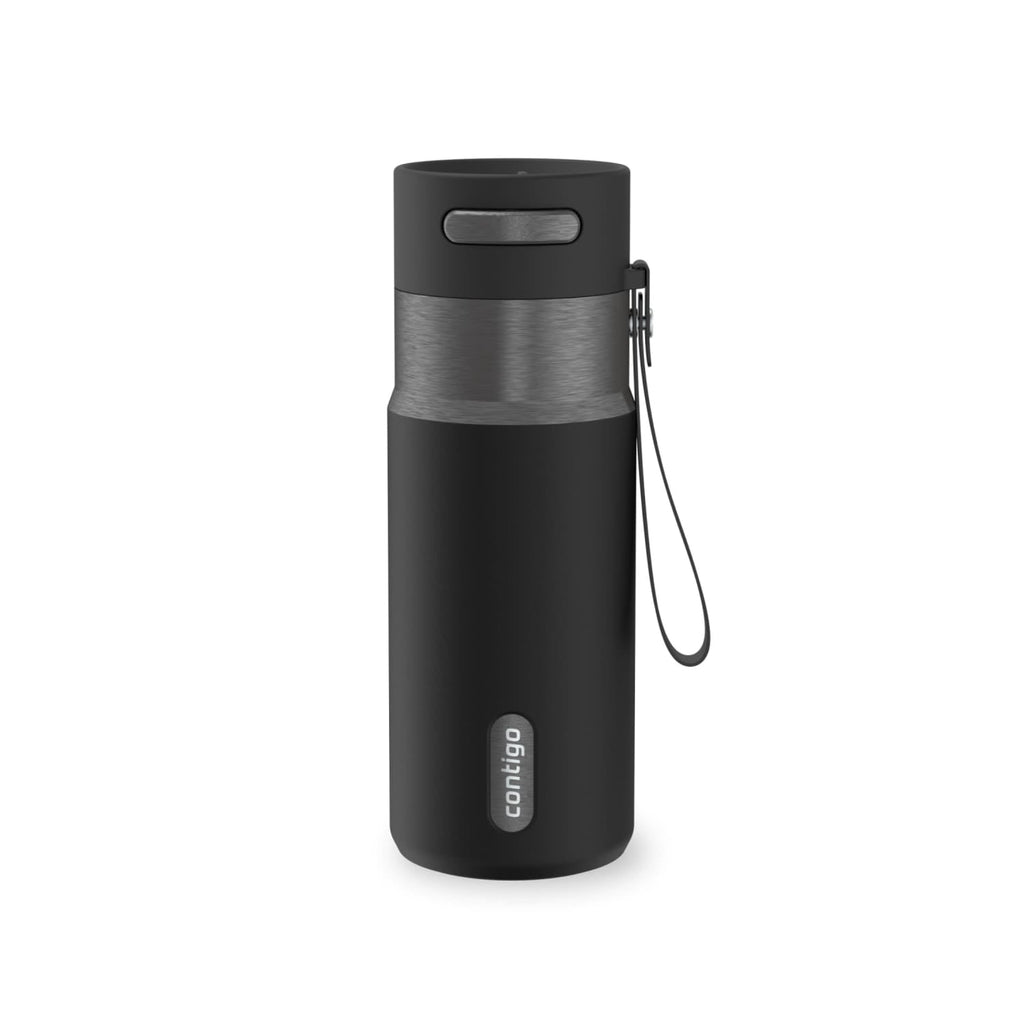 Contigo AutoSeal 16 oz Leakproof Water Bottle with Carrying Strap - 2YAK