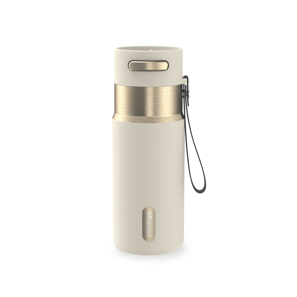 Contigo AutoSeal 16 oz Leakproof Water Bottle with Carrying Strap - 2YAK