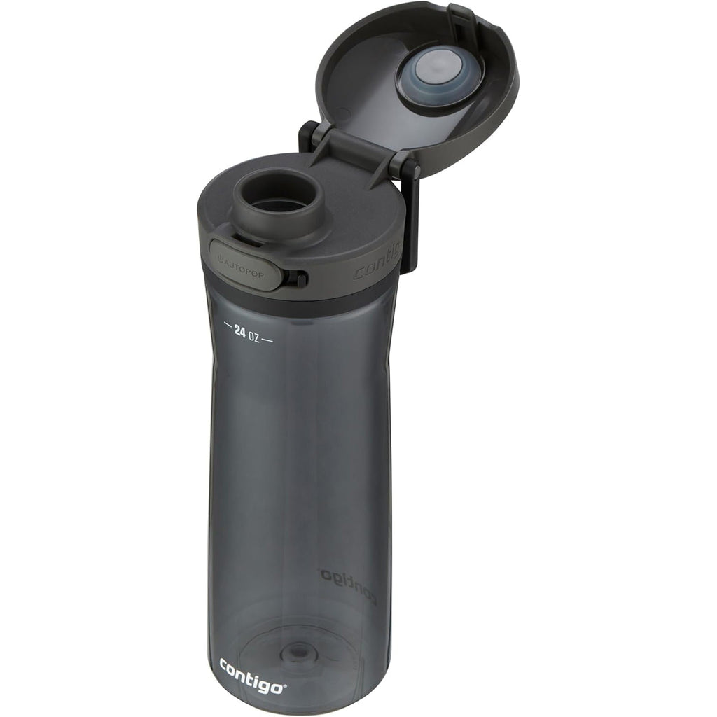Contigo - Water Bottle with Leak-Proof and Locking Lid, BPA Free, 709ml Capacity, Black - GY2A