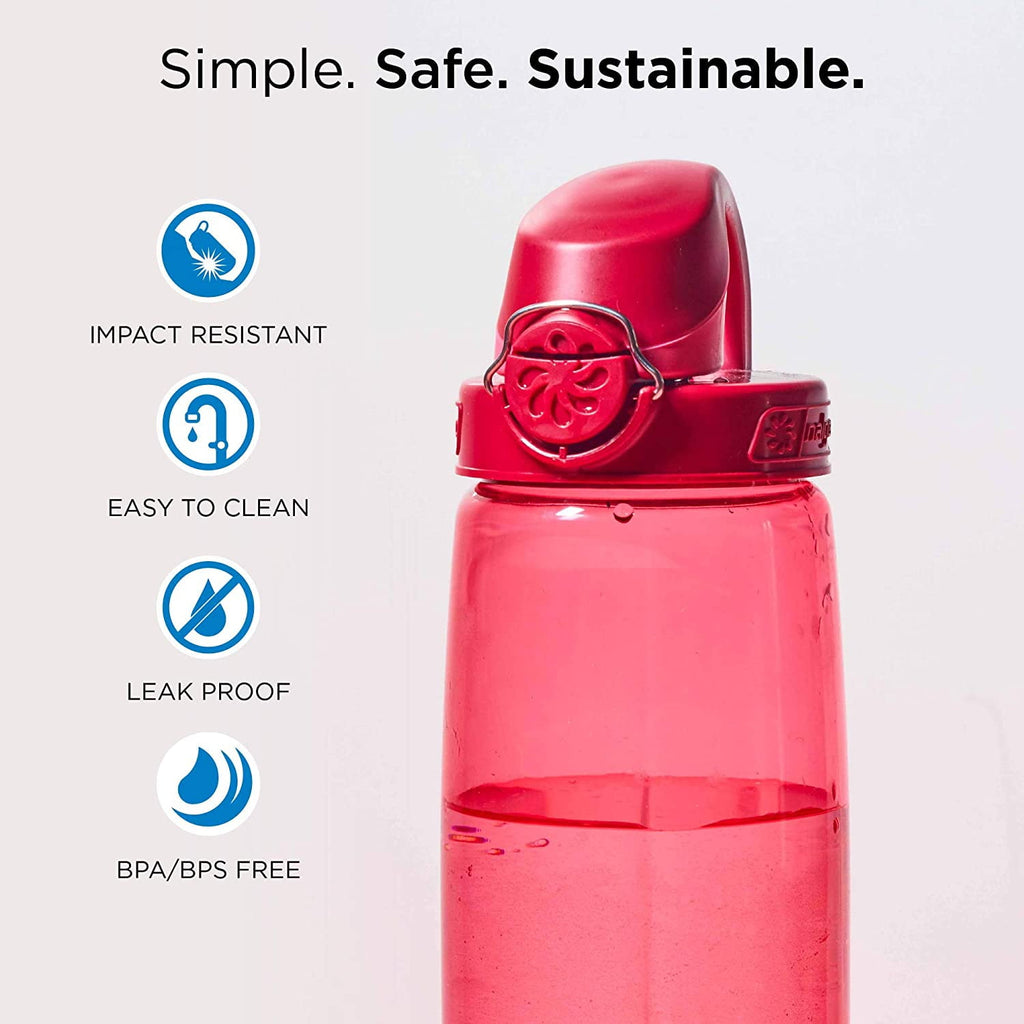 Nalgene Tritan OTF Water Bottle: 24oz, Glacial Blue - MFRK