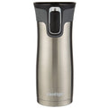 Contigo AUTOSEAL West Loop 2.0 Travel Mug, 16 oz., Stainless Steel with Black Button - JHPG