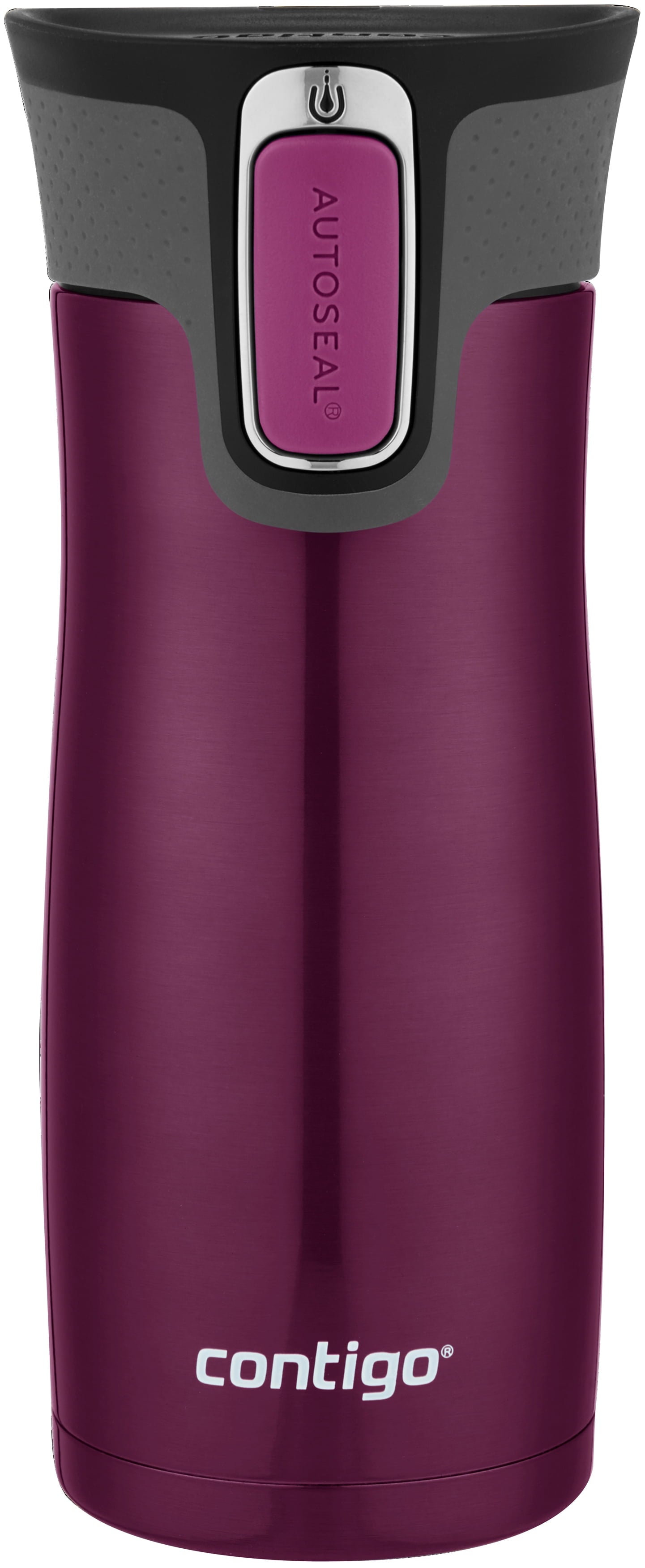 Contigo AUTOSEAL West Loop 2.0 Travel Mug, 16 oz., Stainless Steel with Black Button - JHPG