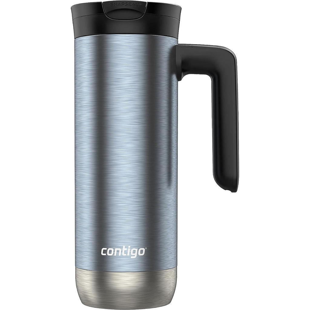 Contigo 20 oz. Superior 2.0 SnapSeal Stainless Steel Travel Mug - Dark Ice - 9K8D