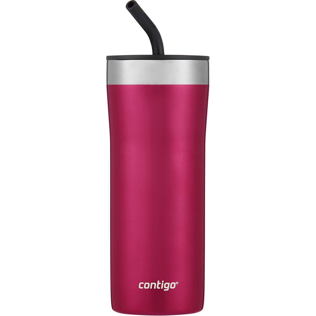Contigo 24 oz. Streeterville Stainless Steel Tumbler with Straw - Dragon Fruit - 53WD
