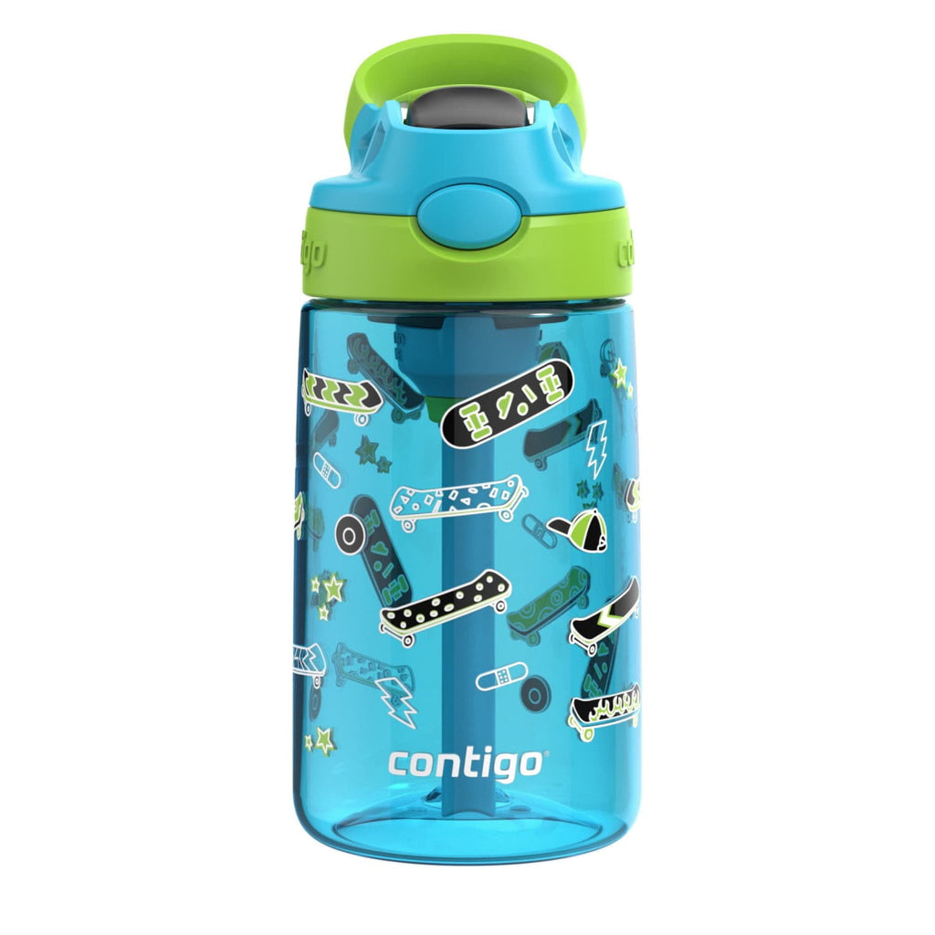 Contigo Aubrey Leak-Proof Spill-Proof Water Bottle, Blue, 14 oz. - SLC3