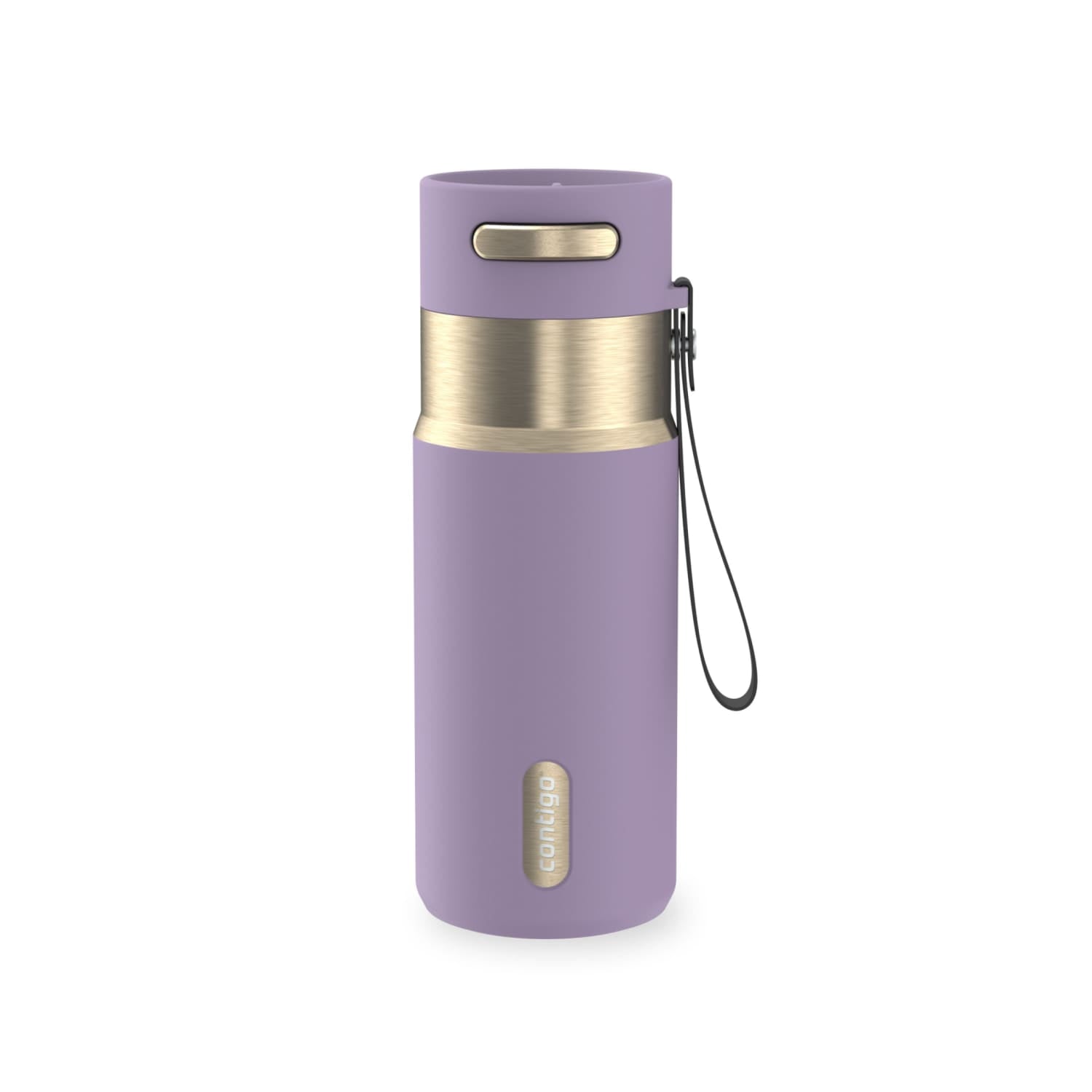 Contigo AutoSeal 16 oz Leakproof Water Bottle with Carrying Strap - 2YAK