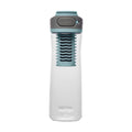 Contigo Clybourn Plastic FreeFlow Filter Water Bottle with AUTOSEAL Lid 24 oz., Salt, with Replacable Filter - 7426