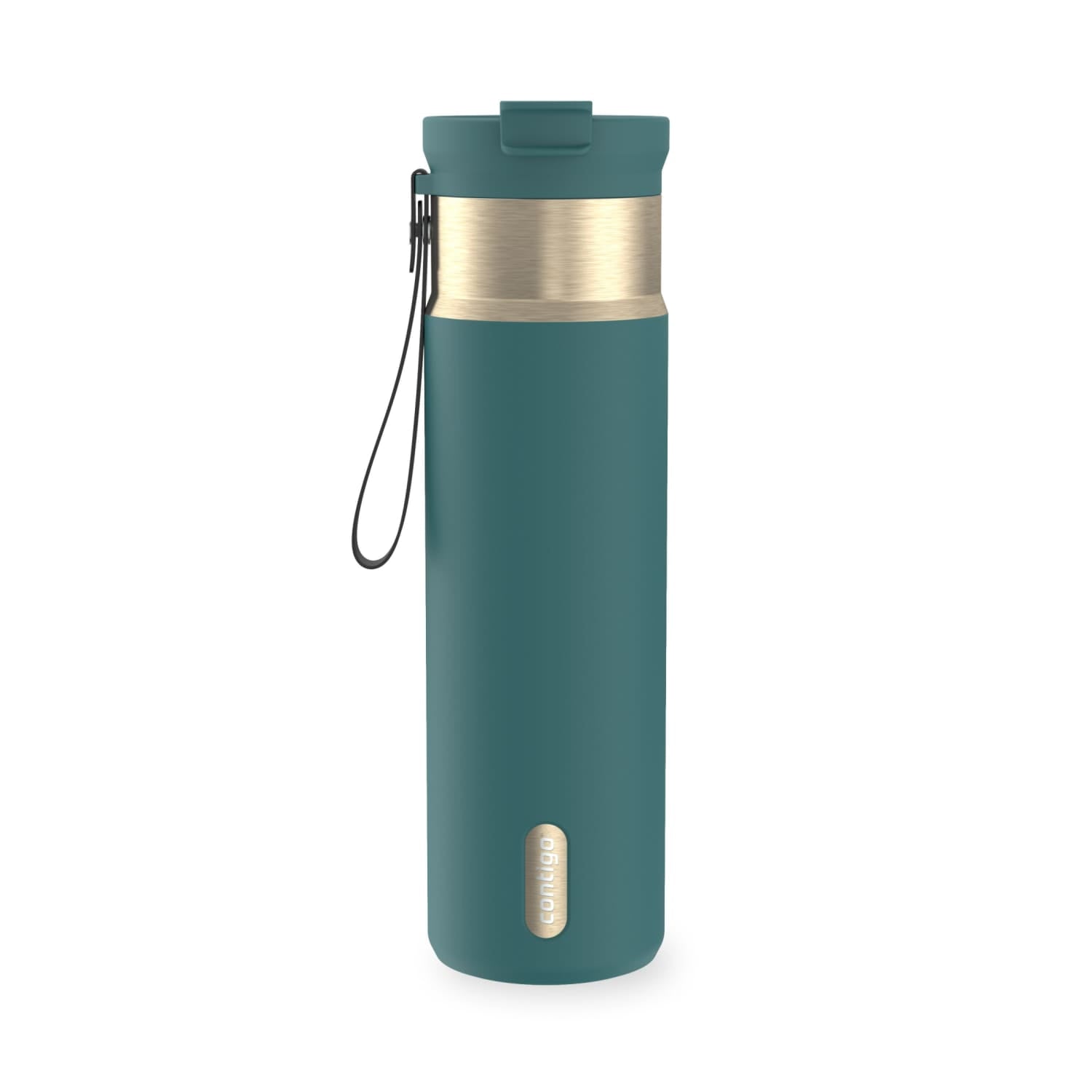 Contigo DualSip 24 oz Leakproof Insulated Water Bottle with Carrying Strap and 2-Way Lid - KUMW
