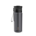 Contigo DualSip Leakproof Plastic Reusable Water Bottle with Carrying Strap, Black/Clear, 24 oz - WG9L