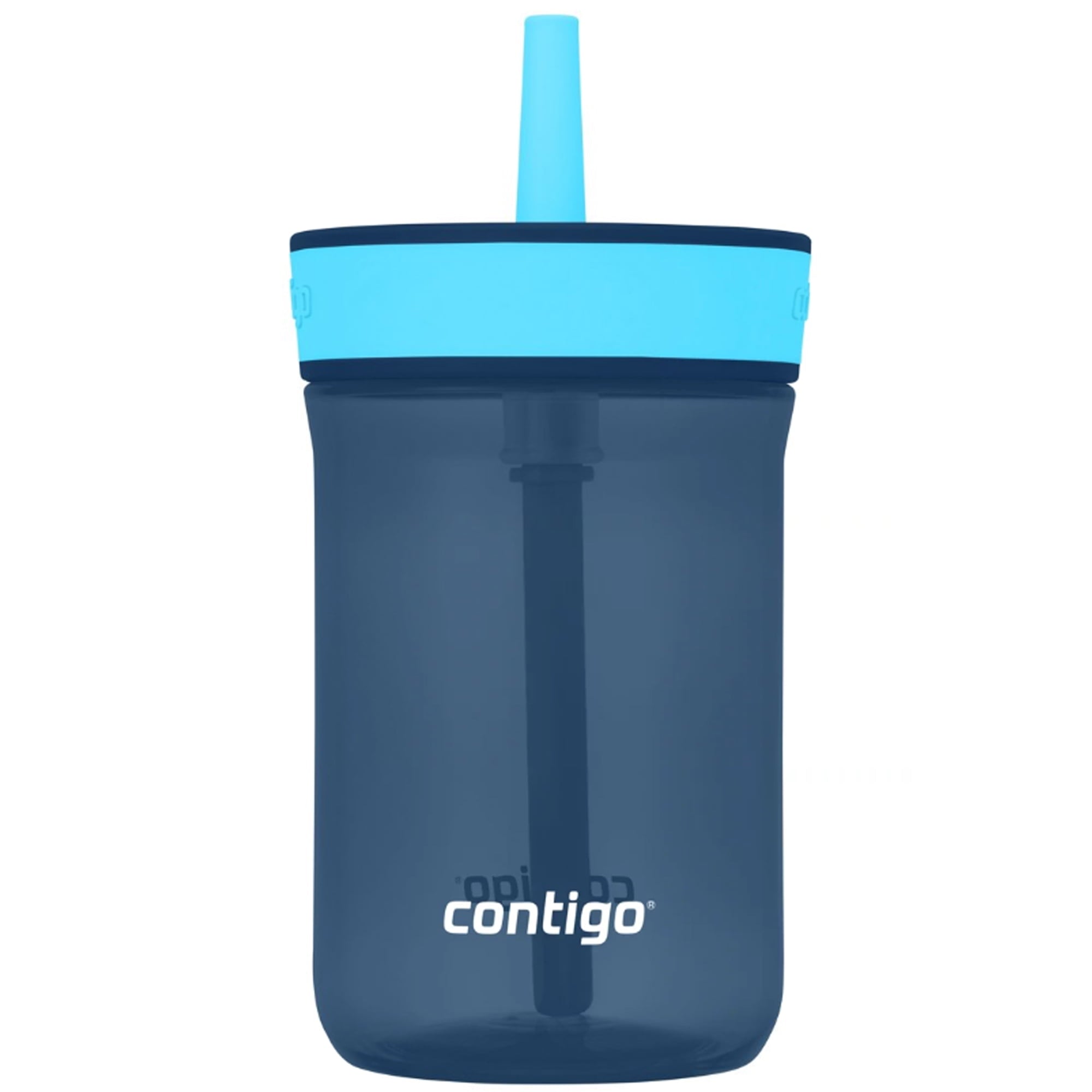 Contigo Kid's 14 oz. Leighton Tumbler with Straw - Juniper/Blue Forest - QTKG