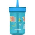 Contigo Kid's 14 oz. Leighton Tumbler with Straw - Juniper/Blue Forest - QTKG