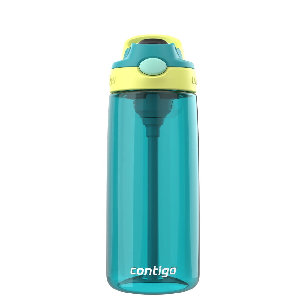 Contigo Kid's 20 oz. AutoSpout Straw Water Bottle - Juniper/Limelight - MF28