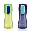 Contigo Kids Trekker Water Bottle with AUTOSEAL Lid Navy Blue and Granny Smith Green, 14 fl oz., 2-pack - U8G6