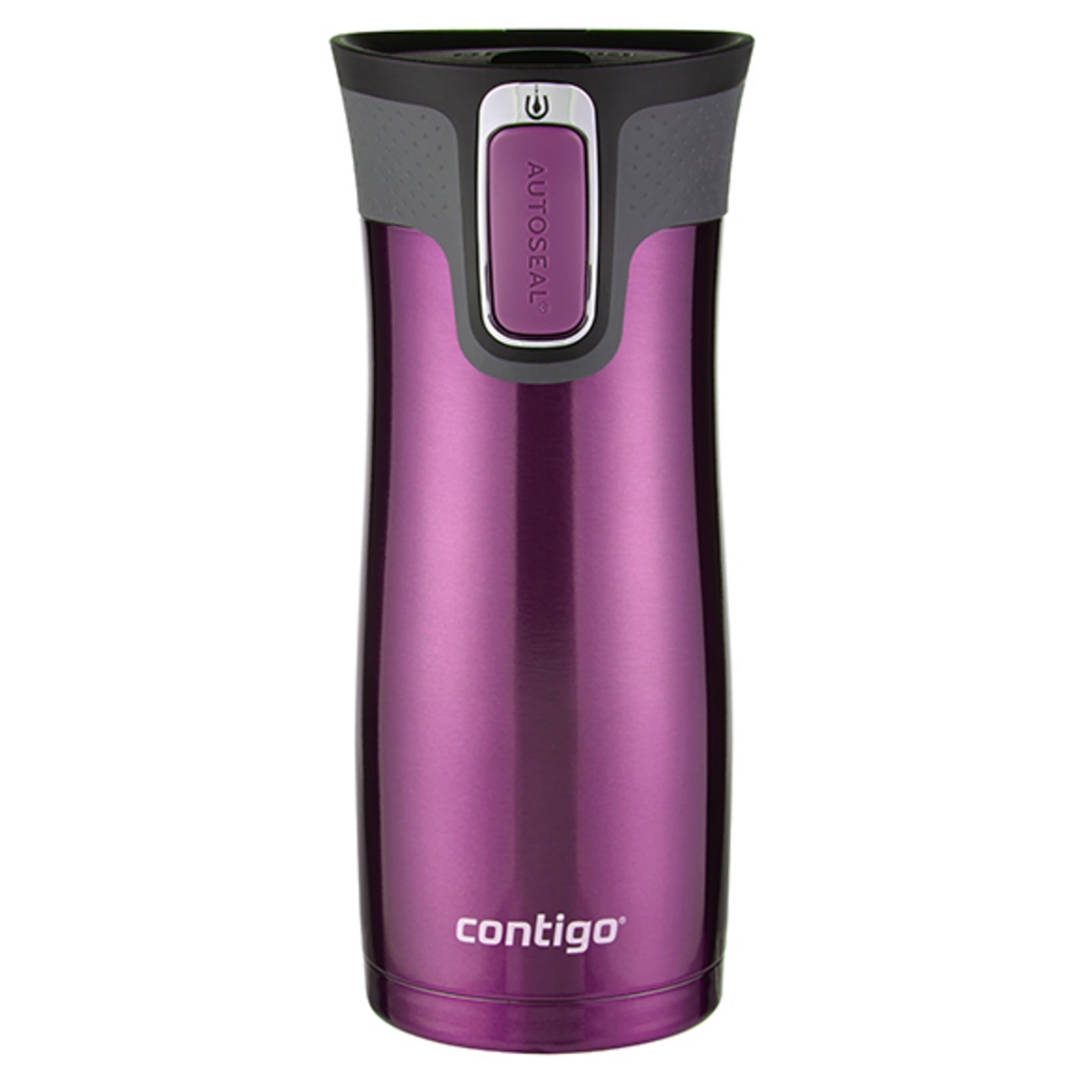 Contigo AUTOSEAL West Loop 2.0 Travel Mug, 16 oz., Stainless Steel with Black Button - JHPG
