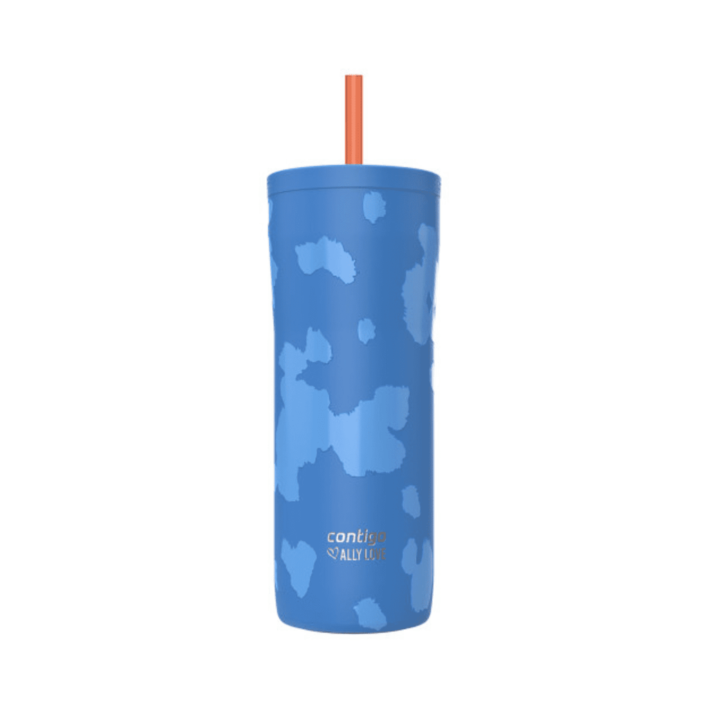 Contigo x Ally Love Streeterville 2.0 Stainless Steel Tumbler with Straw, 24 oz, Stellar Jay - RQB6