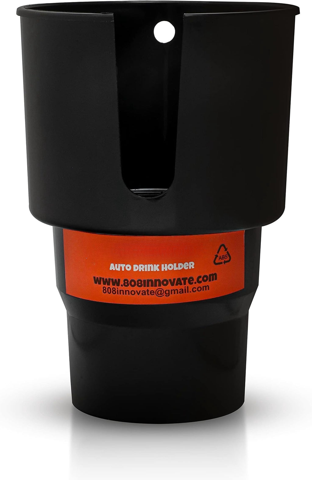 Cup Holder Expander - Fits Hydro Flasks 32/40 oz, Nalgene,  &amp; Large Bottles up to 3.8  Wide - for  up to 3.2  Wide - Black - CYDM