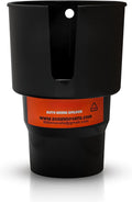 Cup Holder Expander - Fits Hydro Flasks 32/40 oz, Nalgene,  &amp; Large Bottles up to 3.8  Wide - for  up to 3.2  Wide - Black - CYDM