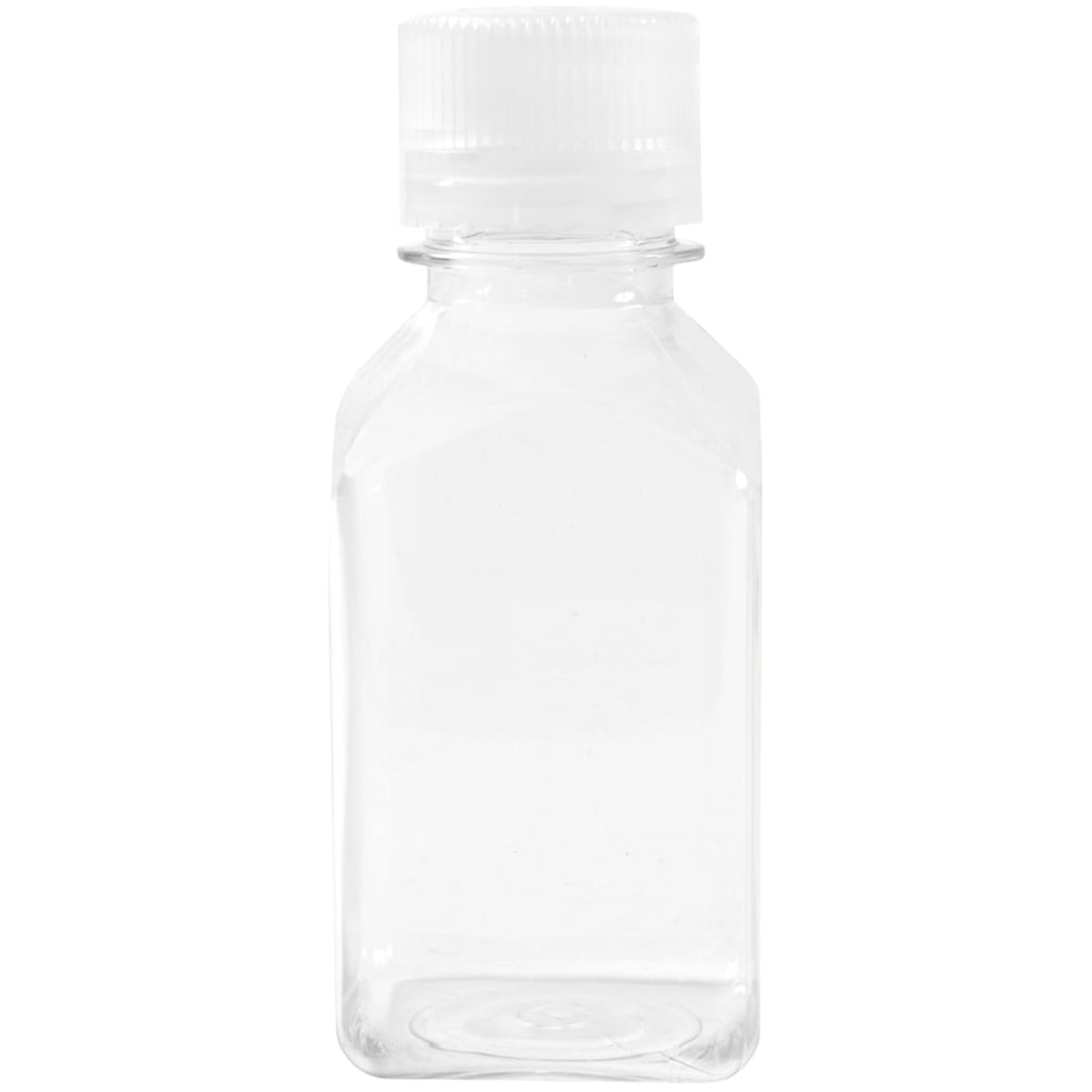 Nalgene Transparent Lexan Polycarbonate Square Storage Bottle - 8 oz. - Clear - BLBJ