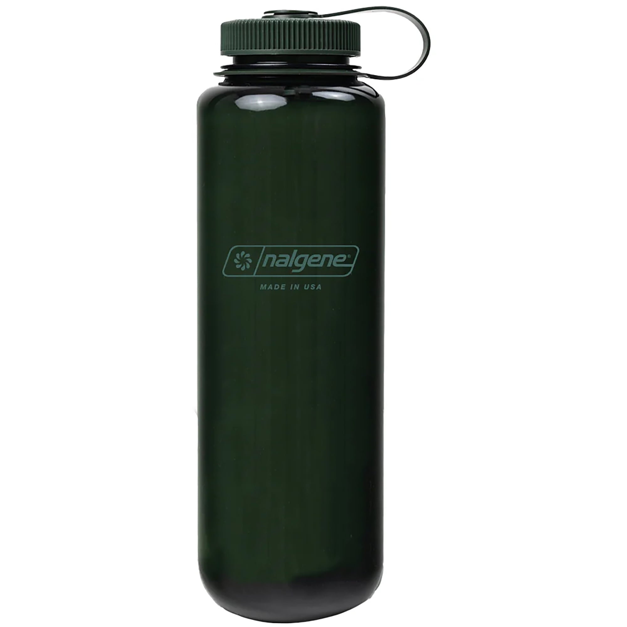 Nalgene Sustain Tritan BPA-Free Water Bottle Made with Material Derived from 50% Plastic Waste (using ISCC certified mass balance), 48 OZ, Wide Mouth, Blue - WCUY
