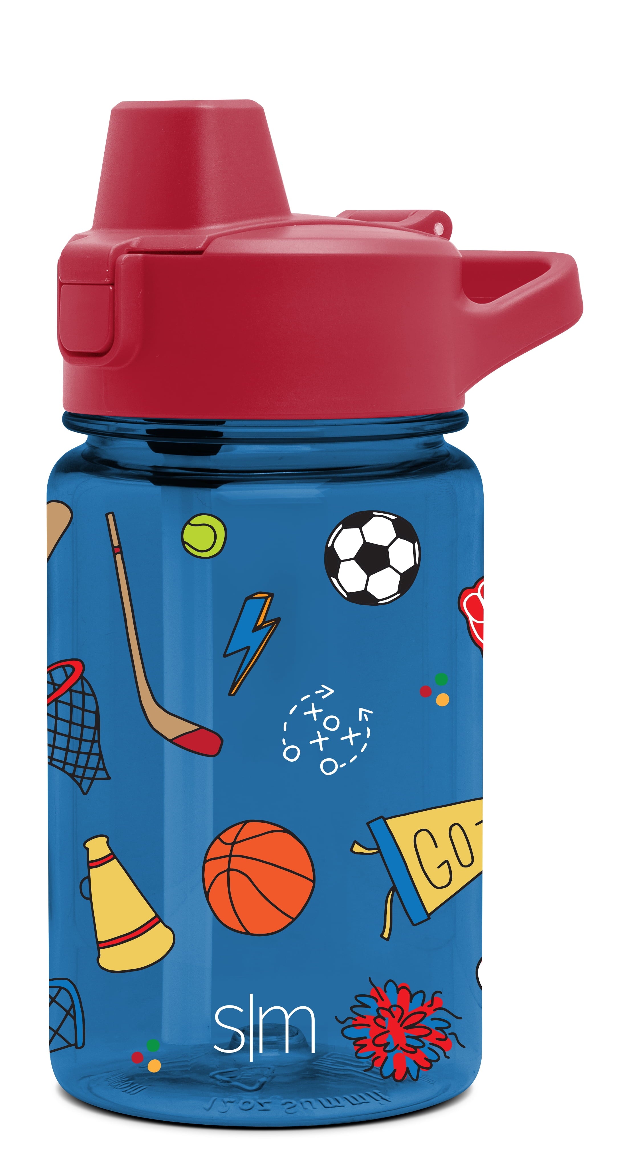 Simple Modern 12 fl oz Reusable Tritan Summit Water Bottle with Silicone Straw Lid | Birthday Cake - 7T9B
