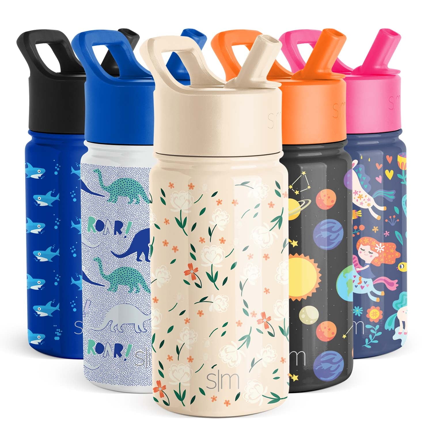 Simple Modern Summit Water Bottle Straw Lid Vacuum Insulated Stainless Steel Bottle | 18 fl oz - 59JL