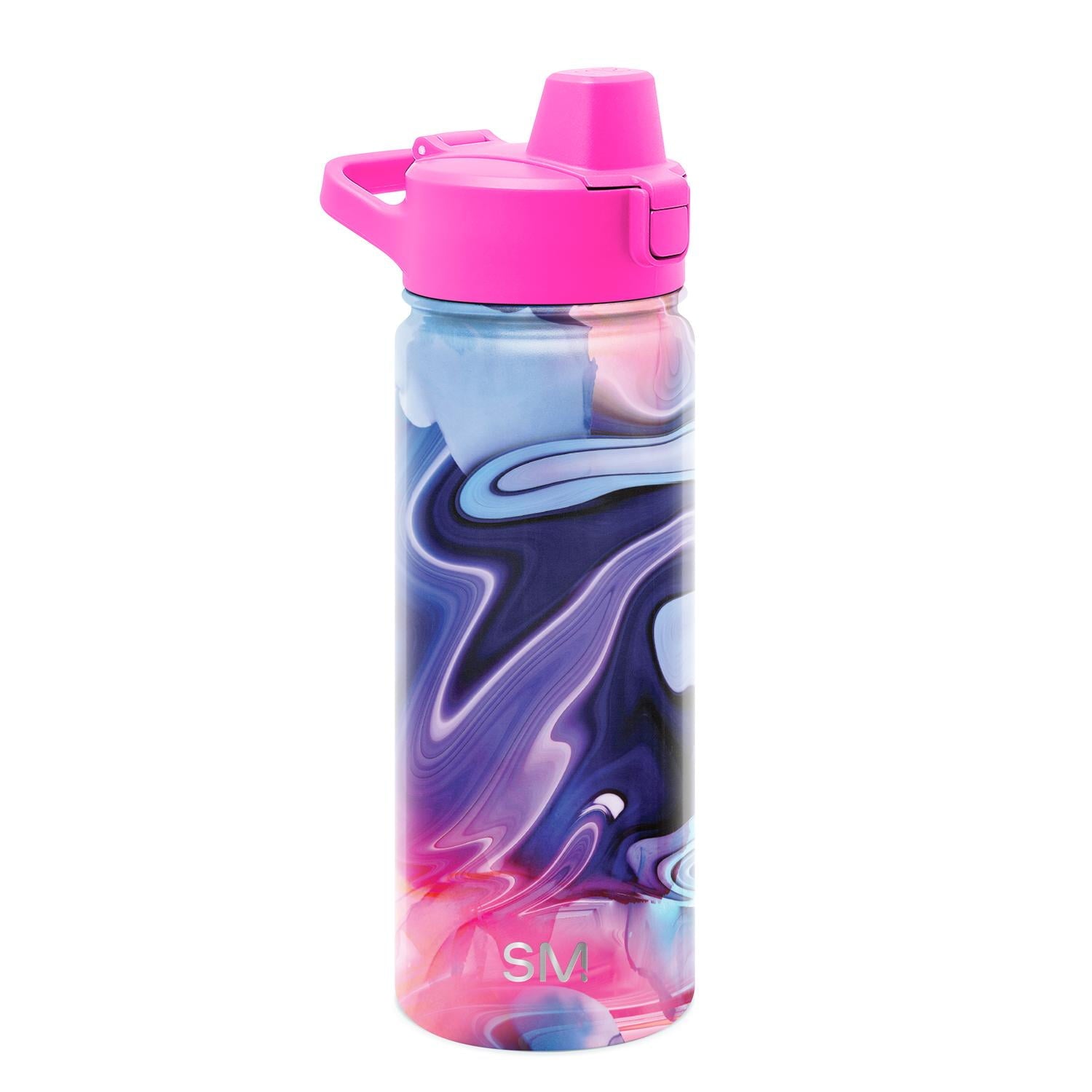 Simple Modern 18 fl oz Insulated Stainless Steel Summit Water Bottle with Covered Silicone Straw Lid | Dreamcicle - XNW9