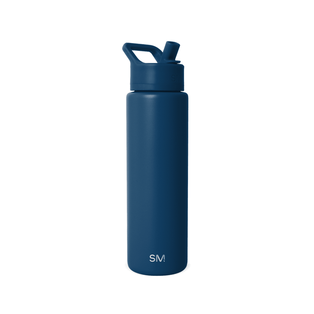 Simple Modern 30 fl oz Insulated Stainless Steel Summit Wide Mouth Water Bottle with Straw Lid | Slumberland - 8WP6