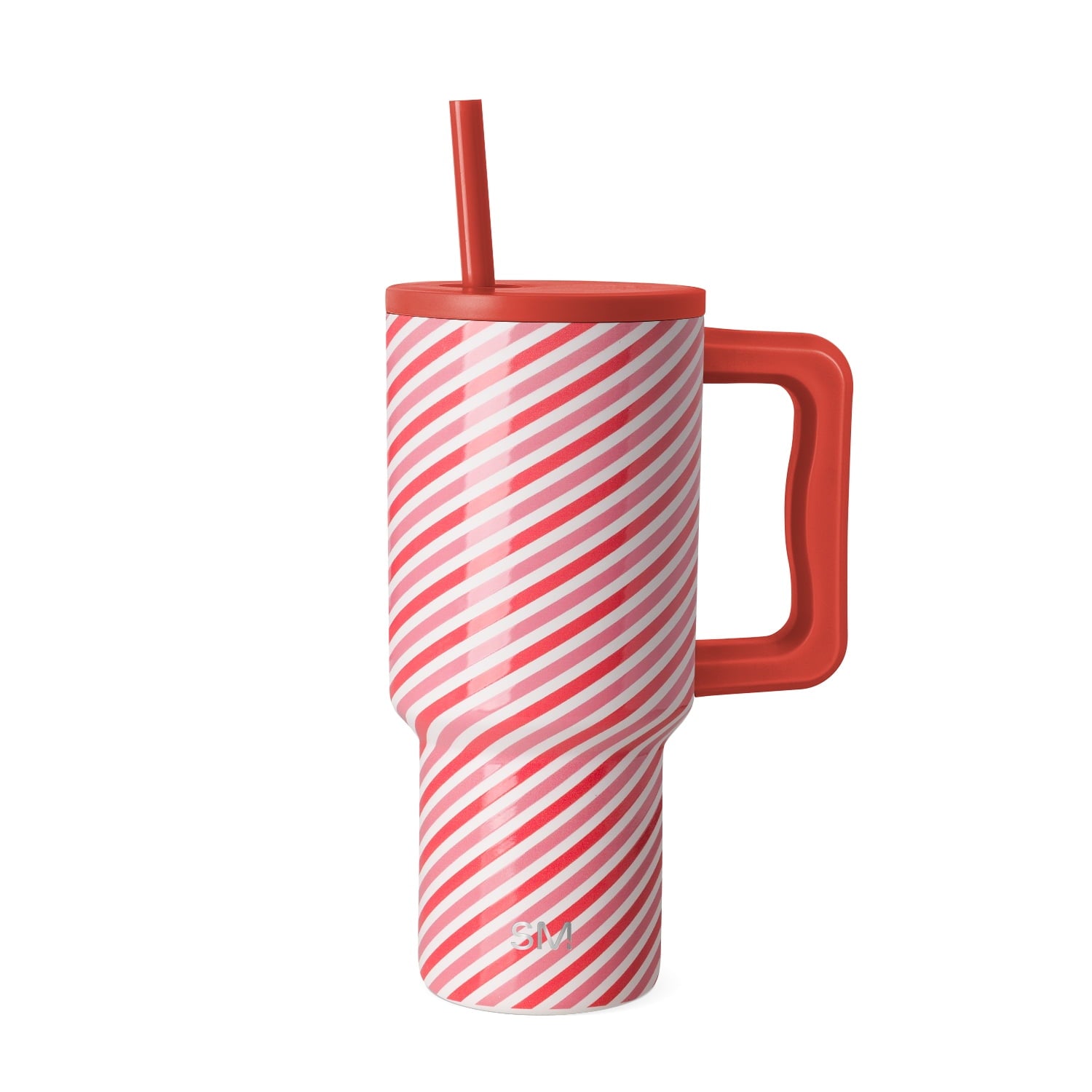 Simple Modern 30 fl oz Insulated Stainless Steel Trek Tumbler with Straw Lid | Seaglass Sage and Cream Checkmate - 2P24