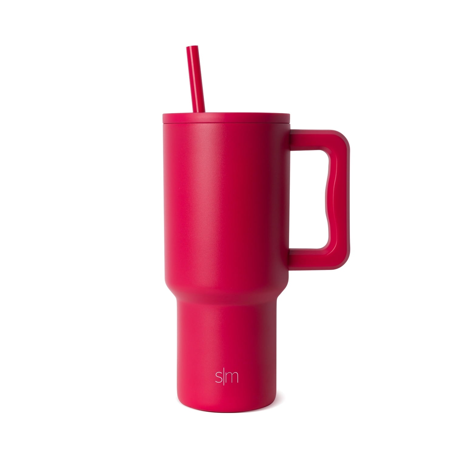 Simple Modern 30 fl oz Insulated Stainless Steel Trek Tumbler with Straw Lid | Seaglass Sage and Cream Checkmate - 2P24