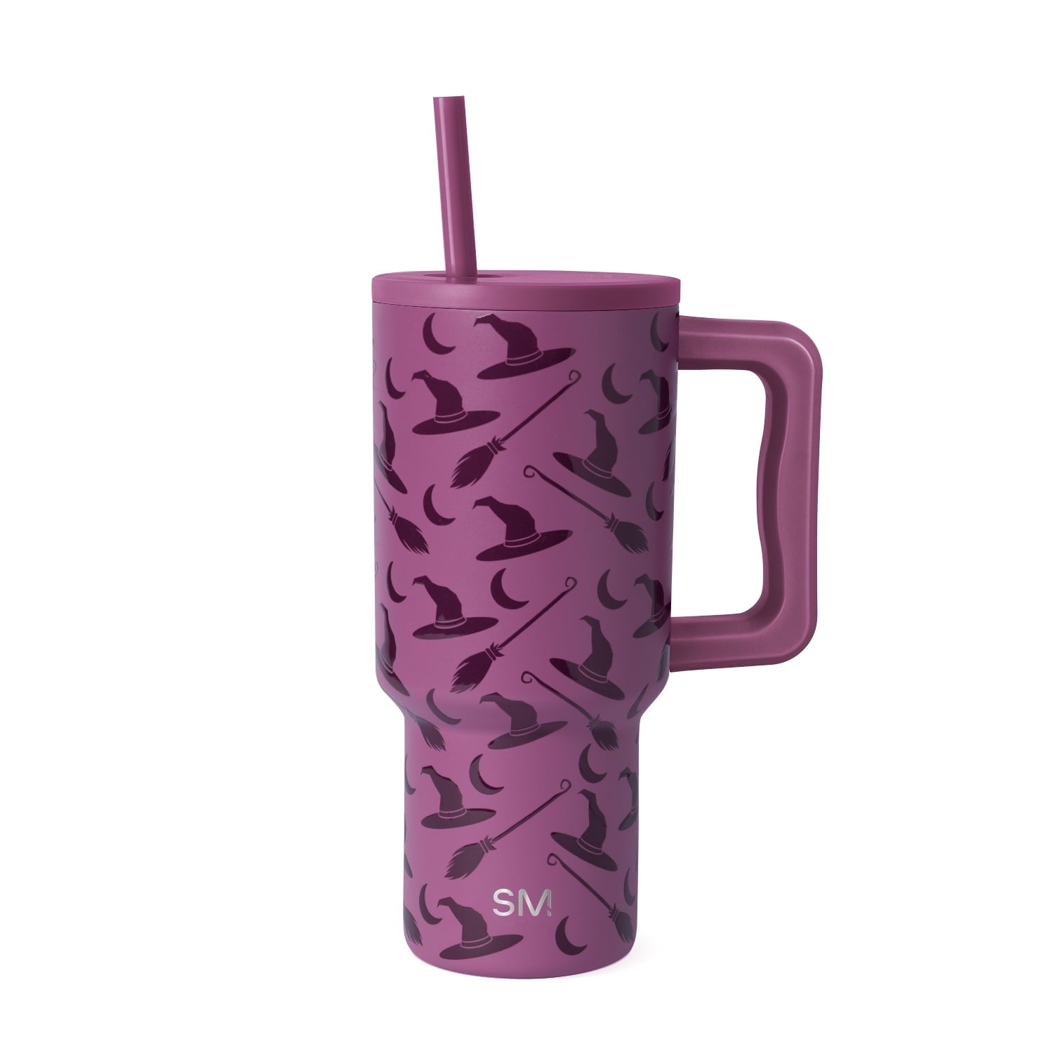 Simple Modern 30 fl oz Insulated Stainless Steel Trek Tumbler with Straw Lid | Seaglass Sage and Cream Checkmate - 2P24