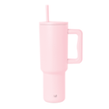 Simple Modern 40 fl oz Insulated Stainless Steel Trek Tumbler with Straw Lid | Blush - 9KRF